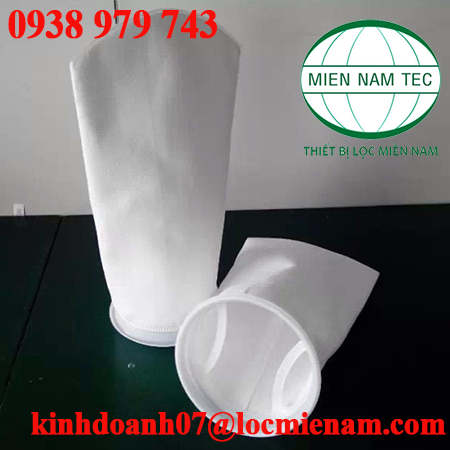 Túi PE lọc cặn 5 micron trong dưỡng con giống tôm thẻ 